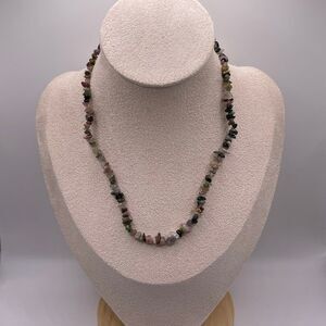 Macy's Florite Precious Stones Multi-Colored Infinity Necklace